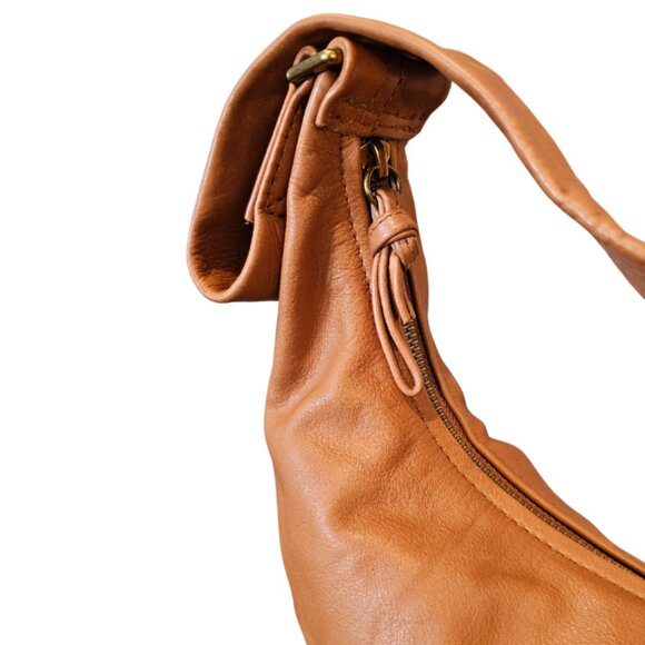 Madewell The Piazza Slouch Shoulder Bag Caramel color J CREW - Picture 5 of 9